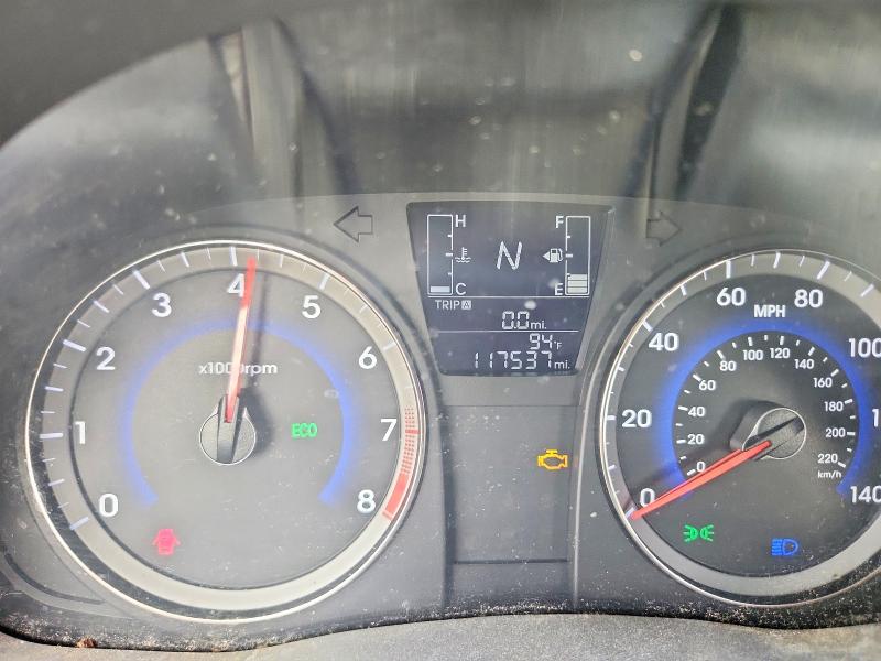 2017 Hyundai Accent VIN KMHCT4AE7HU286516 COPART salvage auction — FRONT END, Tx - Certificate Of Title (P), sold $750 on 2026-07-30 (photo 9)