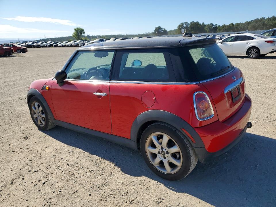 2010 Mini Cooper VIN WMWMF3C57ATZ23274 COPART salvage auction — MECHANICAL, Ca - Dis/Dlr/Exp Only Clean Title, sold $225 on 2026-07-31 (photo 2)