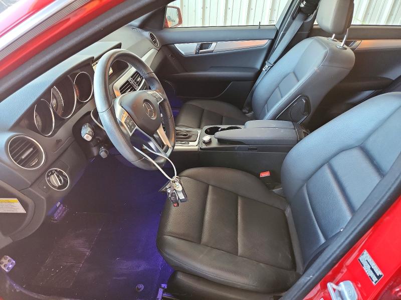 2014 Mercedes-benz C-klasse VIN WDDGF8AB0ER308872 COPART salvage auction — HAIL, Wi - Certificate Of Title, sold $4,650 on 2026-08-10 (photo 7)