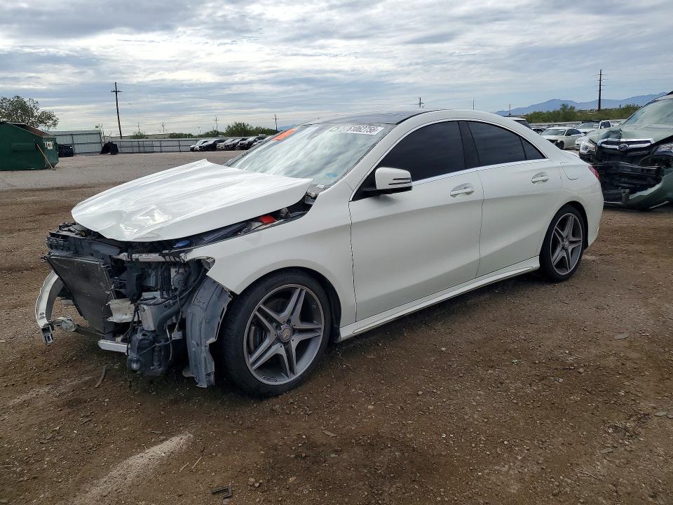 2015 Mercedes-benz Cla-klasse VIN WDDSJ4EB0FN225270 COPART salvage auction — FRONT END, Az - Cert Of Title - Salvage, sold $950 on 2026-08-14 (photo 1)