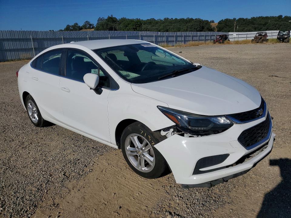 2017 Chevrolet Cruze VIN 1G1BE5SM6H7100882 COPART salvage auction — FRONT END, Ca - Salvage Certificate, sold $700 on 2026-07-24 (photo 4)