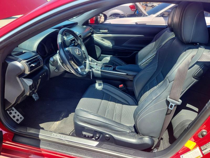 2015 Lexus Rc 350 VIN JTHHE5BC0F5006318 COPART salvage auction — SIDE, TX - SALVAGE VEHICLE TITLE (P), sold $8,900 on 2026-07-20 (photo 7)