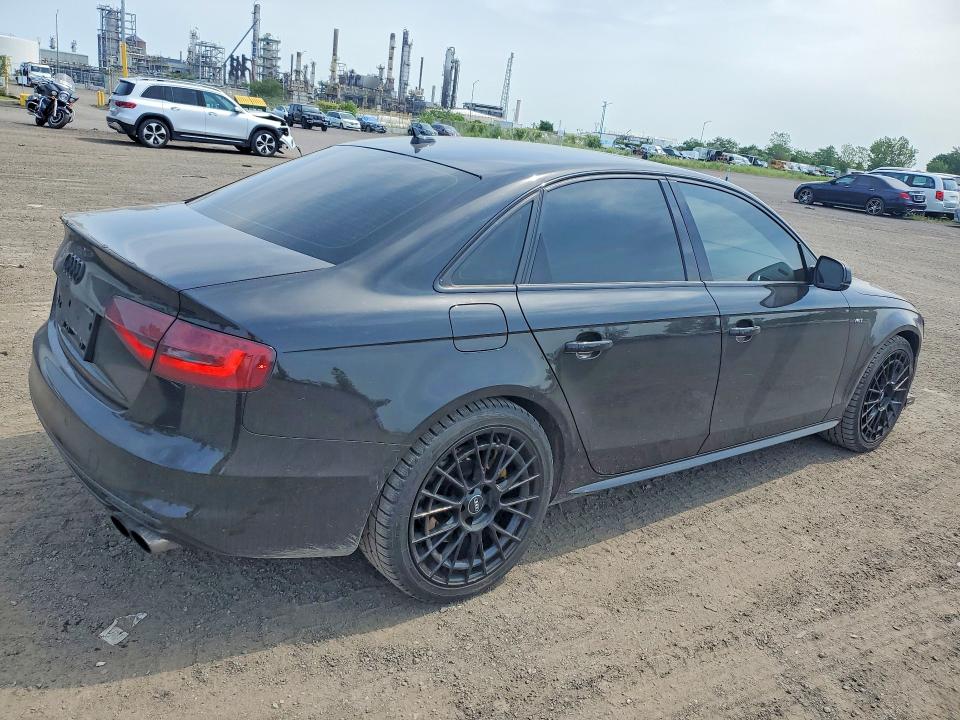 2014 Audi S4 VIN WAUFGCFL4EA151639 COPART salvage auction — FRONT END, Qc - Gravement Accidente, sold $3,650 on 2026-09-08 (photo 3)