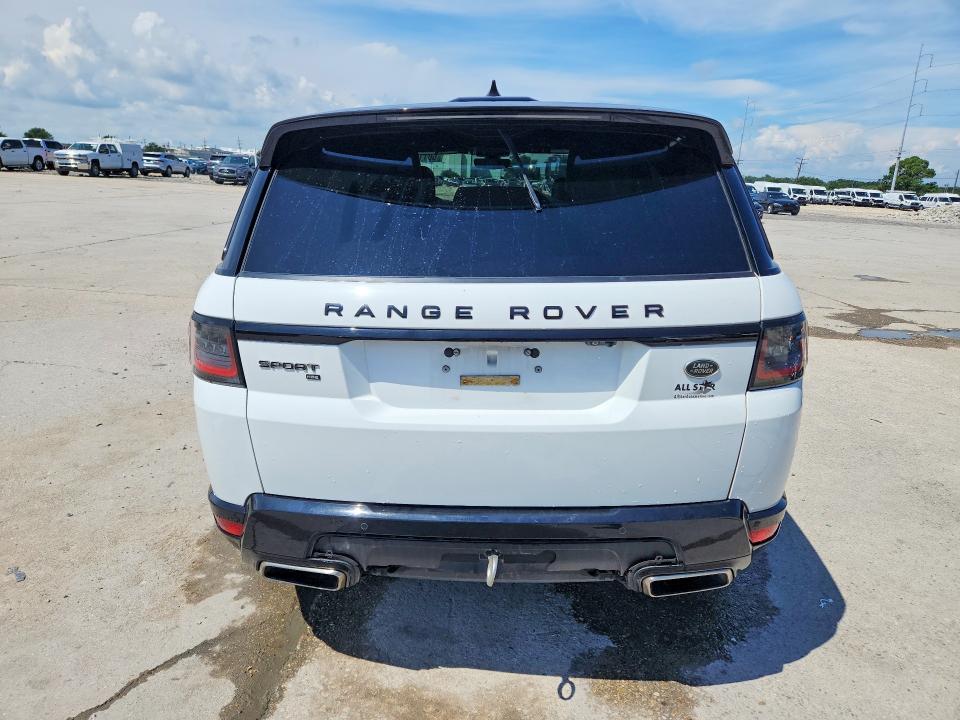 2022 Land rover Range rover sport VIN SALWR2SU3NA206841 COPART salvage auction — FRONT END, La - Cert Of Title-Salvage, sold $9,700 on 2026-08-19 (photo 6)