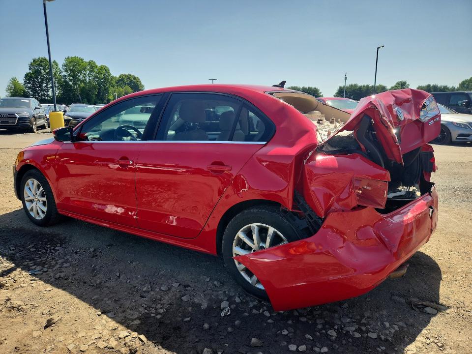 2013 Volkswagen Jetta VIN 3VWDP7AJ1DM432674 COPART salvage auction — REAR END, Ma - Cert Of Title-Salvage, sold $475 on 2026-07-23 (photo 2)