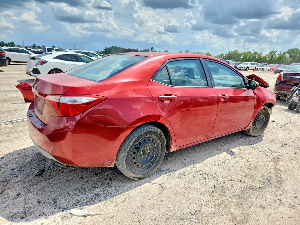 2014 Toyota Corolla VIN 5YFBURHE7EP112843 COPART salvage auction — FRONT END, TX - SALVAGE VEHICLE TITLE (P), sold $1,100 on 2026-07-17 (photo 3)