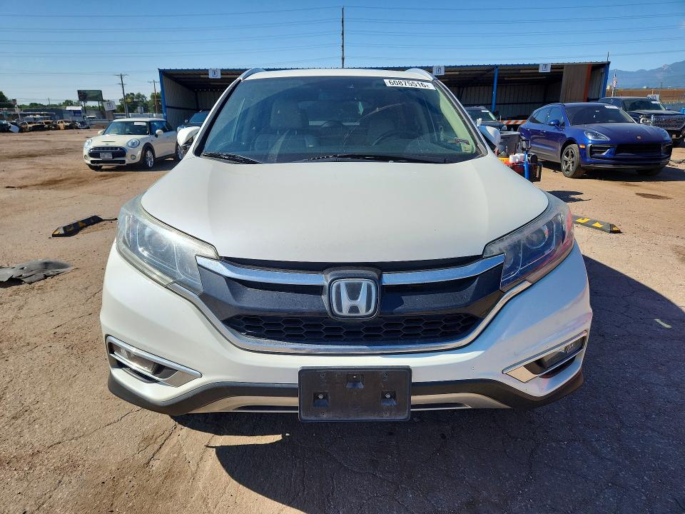 2015 Honda Cr-v VIN 5J6RM4H9XFL070029 COPART salvage auction — HAIL, Co - Certificate Of Title, sold $9,400 on 2026-08-19 (photo 5)
