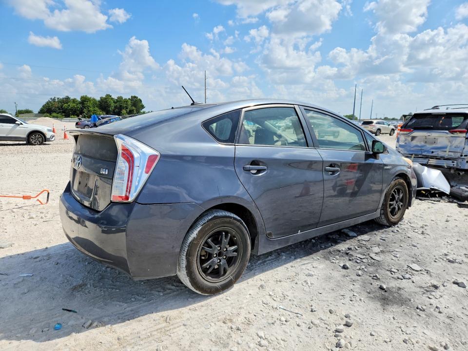 2012 Toyota Prius VIN JTDKN3DU1C1556275 COPART salvage auction — NORMAL WEAR, Mt - Certificate Of Title, sold $2,050 on 2026-07-30 (photo 3)