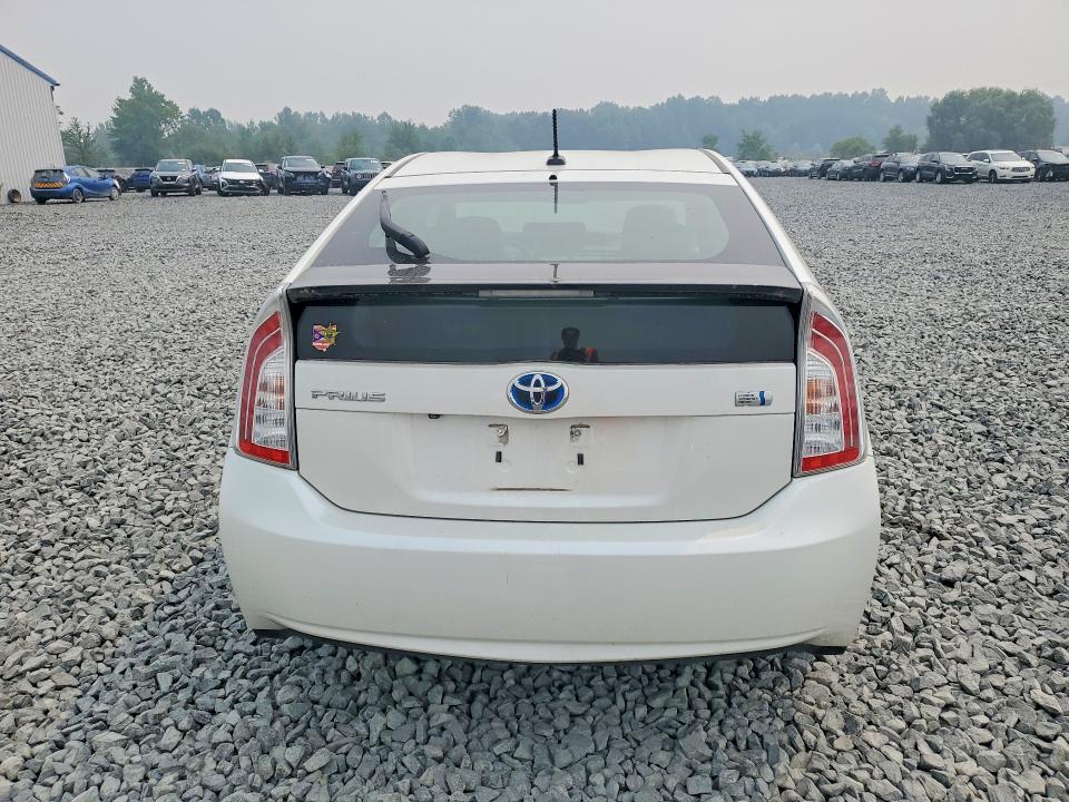 2012 Toyota Prius VIN JTDKN3DU8C1546679 COPART salvage auction — SIDE, OH - CERT OF TITLE-SALVAGE, sold $1,900 on 2026-07-27 (photo 6)