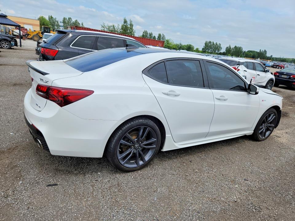 2020 Acura Tlx VIN 19UUB3F87LA801499 COPART salvage auction — FRONT END, ON - PERMIT SALVAGE, sold $2,100 on 2026-07-23 (photo 3)