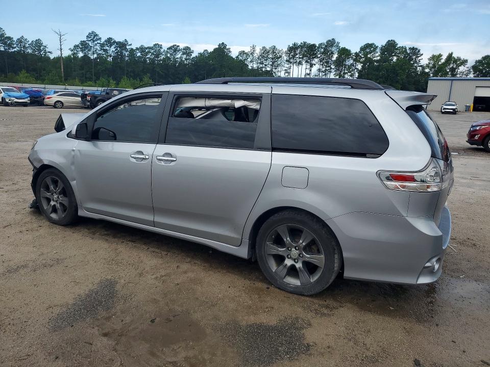2016 Toyota Sienna VIN 5TDXK3DC6GS729920 COPART salvage auction — FRONT END, Sc - Certificate Of Title, sold $1,250 on 2026-07-22 (photo 2)