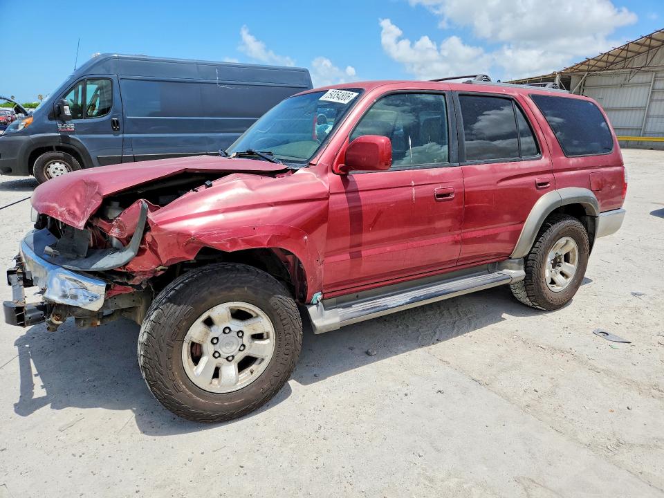 2000 Toyota 4runner VIN JT3HN86R7Y0303379 COPART salvage auction — FRONT END, Tx - Certificate Of Title, sold $1,857 on 2026-07-07 (photo 1)