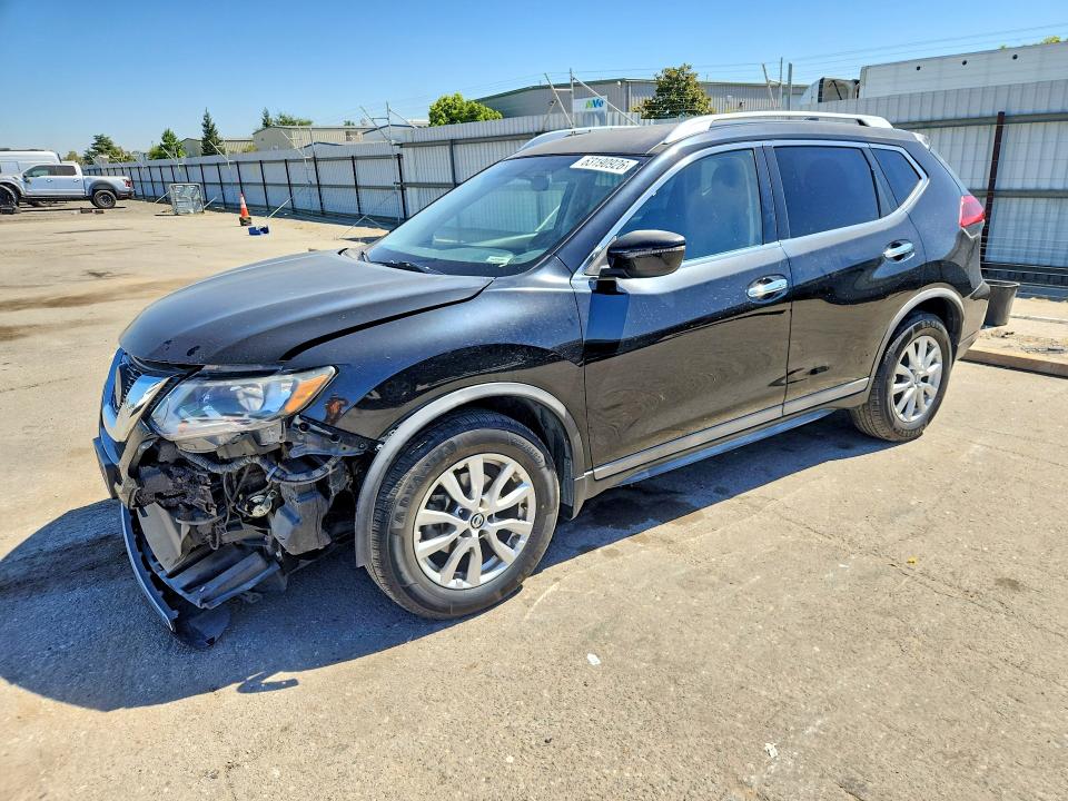 2018 Nissan Rogue VIN KNMAT2MT5JP593438 COPART salvage auction — FRONT END, Ca - Salvage Certificate, sold $0 on 2026-09-20 (photo 1)