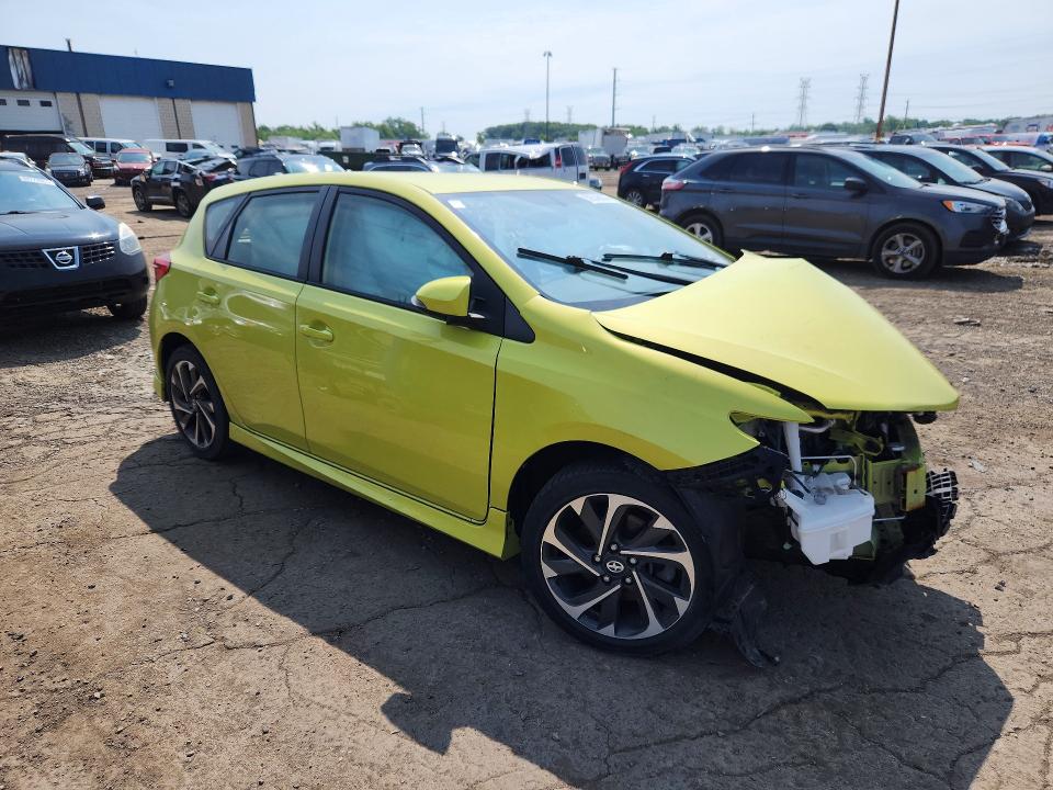 2016 Scion Im VIN JTNKARJEXGJ516385 COPART salvage auction — FRONT END, TX - CERTIFICATE OF TITLE, sold $450 on 2026-07-24 (photo 4)