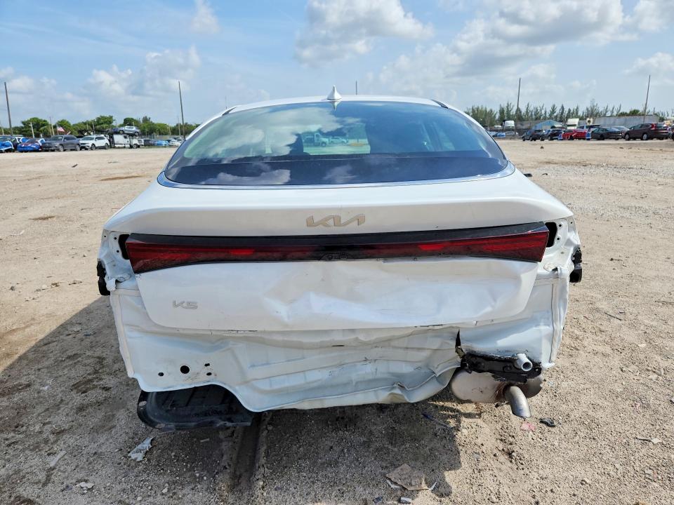 2026 Kia K5 VIN KNAG24J79T5447992 COPART salvage auction — REAR END, Fl - Certificate Of Title (P), sold $13,200 on 2026-07-29 (photo 6)