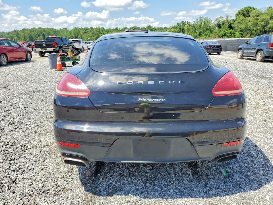 2014 Porsche Panamera VIN WP0AA2A71EL010129 COPART salvage auction — FRONT END, Sc - Certificate Of Title (P), sold $5,700 on 2026-08-04 (photo 6)