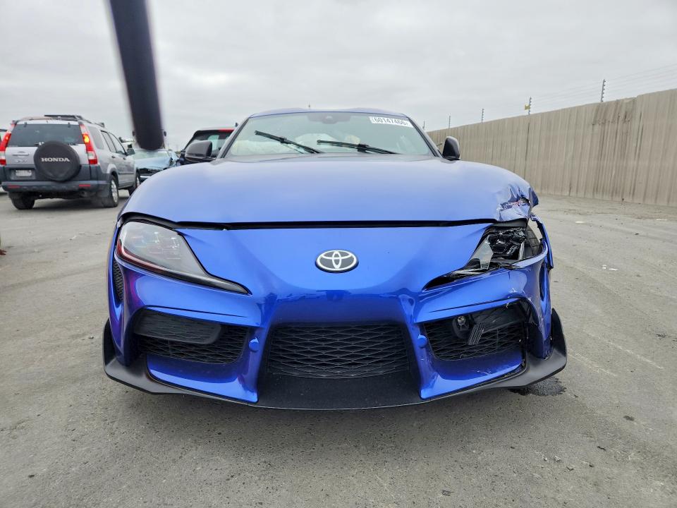 2024 Toyota Supra VIN WZ1DB0G03RW066331 COPART salvage auction — FRONT END, Ca - Salvage Certificate, sold $7,700 on 2026-07-21 (photo 5)