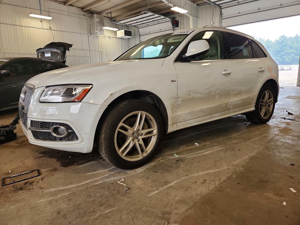 2013 Audi Q5 VIN WA1DGAFP1DA033297 COPART salvage auction — FRONT END, Mn - Certificate Of Title, sold $2,000 on 2026-07-28 (photo 1)