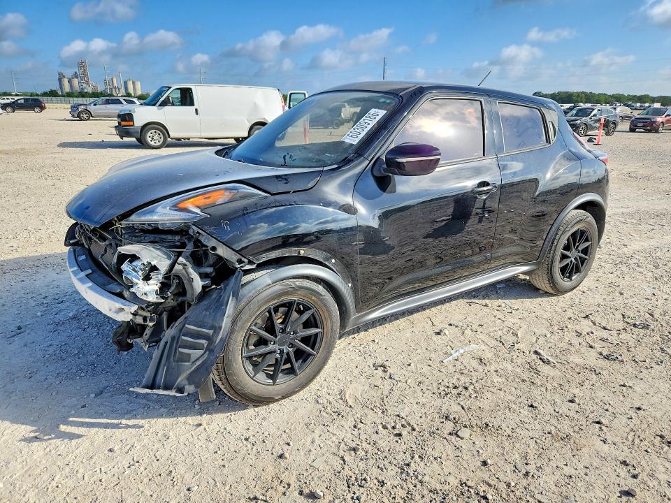 2017 Nissan Juke VIN JN8AF5MR4HT701860 COPART salvage auction — FRONT END, Tx - Salvage Vehicle Title, sold $975 on 2026-07-30 (photo 1)