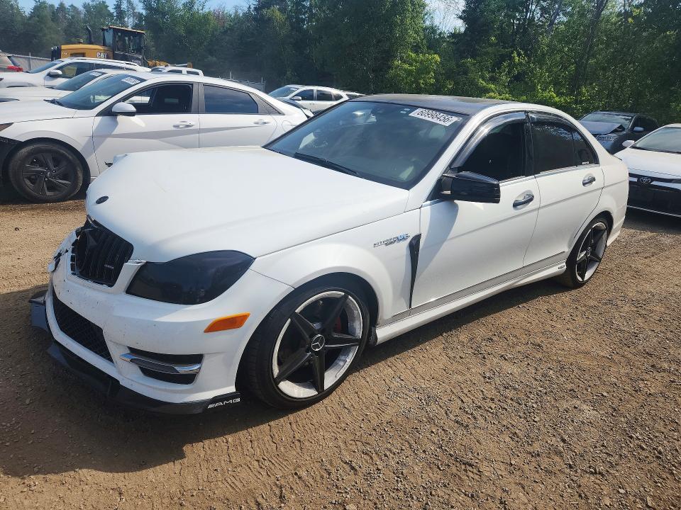2014 Mercedes-benz 300 VIN WDDGF8AB1EG206606 COPART salvage auction — FRONT END, On - Permit No Brand - Unfit, sold $1,650 on 2026-08-06 (photo 1)