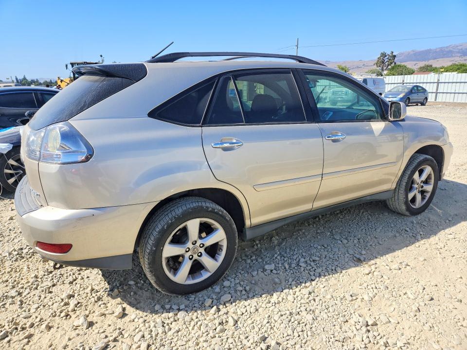 2008 Lexus Rx 350 VIN 2T2HK31U48C067133 COPART salvage auction — MECHANICAL, CA - DIS/DLR/EXP ONLY CLEAN TITLE (P), sold $1,000 on 2026-07-09 (photo 3)