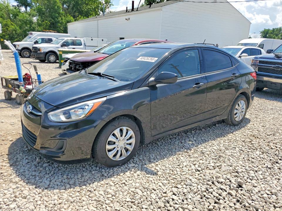2017 Hyundai Accent VIN KMHCT4AE8HU352345 COPART salvage auction — MECHANICAL, Oh - Certificate Of Title, sold $500 on 2026-07-29 (photo 1)