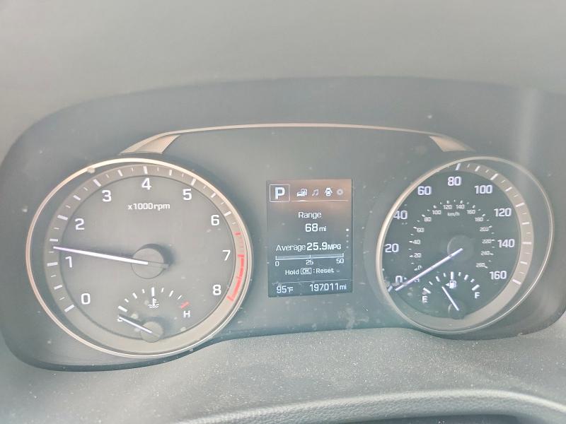 2018 Hyundai Elantra VIN KMHD84LF7JU592892 COPART salvage auction — REAR END, Tx - Certificate Of Title, sold $1,900 on 2026-07-31 (photo 9)