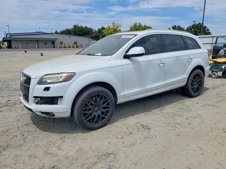 2012 Audi Q7 VIN WA1LGAFE8CD005911 COPART salvage auction — REAR END, CA - SALVAGE CERTIFICATE, sold $60 on 2026-07-21 (photo 1)