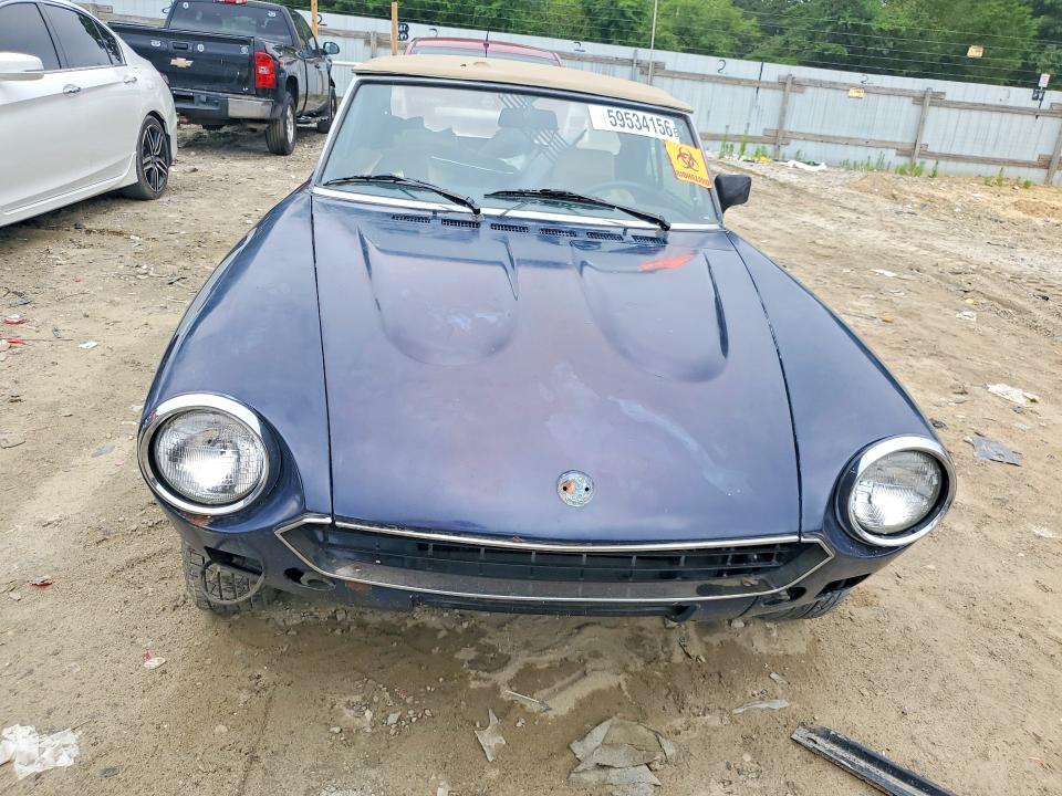 1982 Fiat 124 spider VIN ZFAAS00B4C8188146 COPART salvage auction — MECHANICAL, Nj - Certificate Of Title, sold $375 on 2026-07-28 (photo 5)