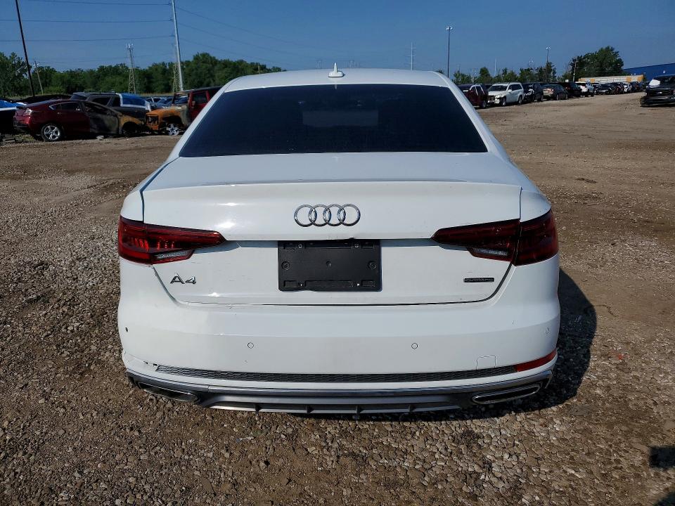 2019 Audi A4 VIN WAUENAF4XKN001554 COPART salvage auction — REAR END, MI - CERT OF TITLE-REBUILT SALVAGE, sold $3,950 on 2026-07-17 (photo 6)