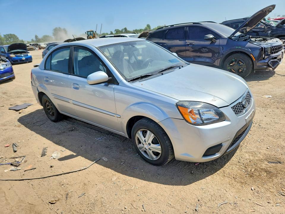 2010 Kia Rio VIN KNADH4A34A6682855 COPART salvage auction — REAR END, Il - Salvage Certificate, sold $225 on 2026-07-28 (photo 4)