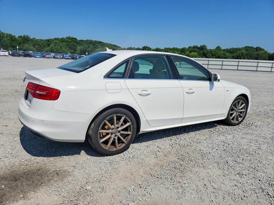 2014 Audi A4 VIN WAUFFAFL6EN025301 COPART salvage auction — MECHANICAL, Nc - Dealer Only Clean Title (P), sold $2,800 on 2026-07-21 (photo 3)