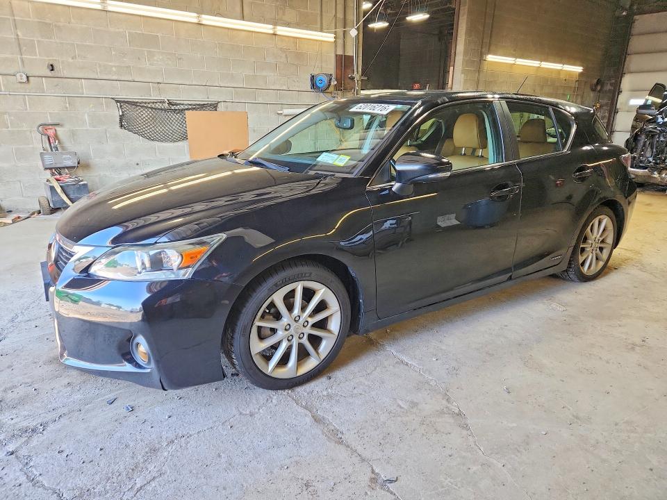 2013 Lexus Ct VIN JTHKD5BH4D2171405 COPART salvage auction — SIDE, NY - MV-907A SALVAGE CERTIFICATE, sold $200 on 2026-07-27 (photo 1)
