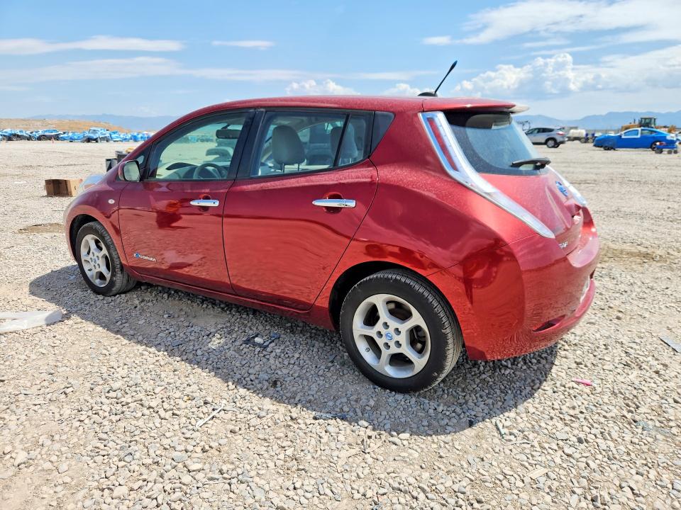 2012 Nissan Leaf VIN JN1AZ0CP6CT018480 COPART salvage auction — FRONT END, UT - CERTIFICATE OF TITLE, sold $175 on 2026-07-31 (photo 2)