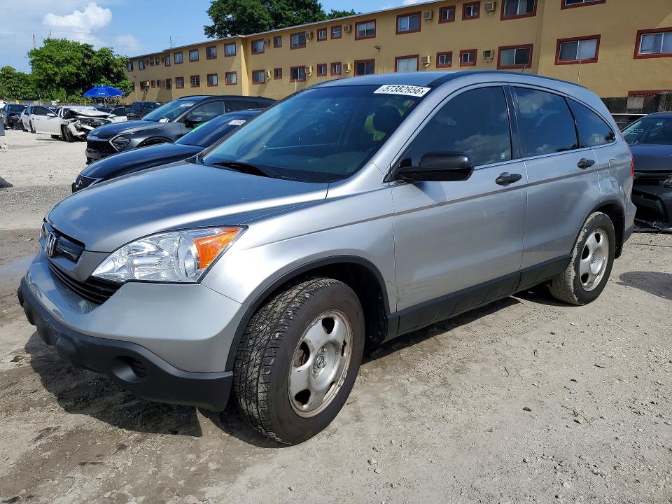 2007 Honda Cr-v VIN JHLRE383X7C058587 COPART salvage auction — REAR END, Fl - Cert Of Title Slvg Rebuildable, sold $2,100 on 2026-07-17 (photo 1)