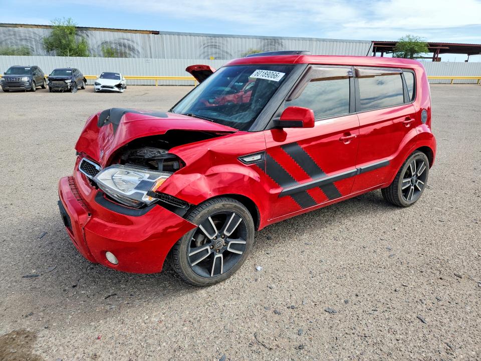 2011 Kia Soul VIN KNDJT2A23B7291501 COPART salvage auction — FRONT END, AZ - CERT OF TITLE - SALVAGE, sold $175 on 2026-07-17 (photo 1)