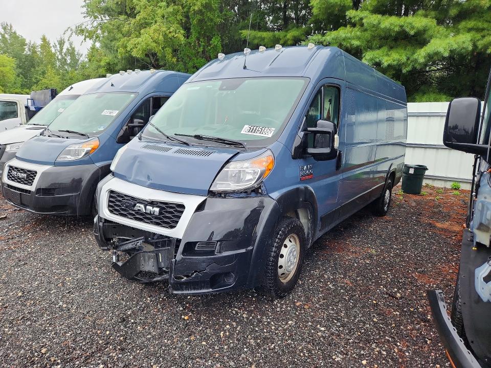 2021 Ram VIN 3C6MRVJG8ME562152 COPART salvage auction — FRONT END, Va - Cert Of Title - Salvage, sold $6,500 on 2026-09-01 (photo 1)