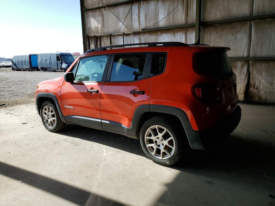 2020 Jeep Renegade VIN ZACNJAAB4LPL72543 COPART salvage auction — MECHANICAL, AZ - CERTIFICATE OF TITLE, sold $175 on 2026-07-29 (photo 2)