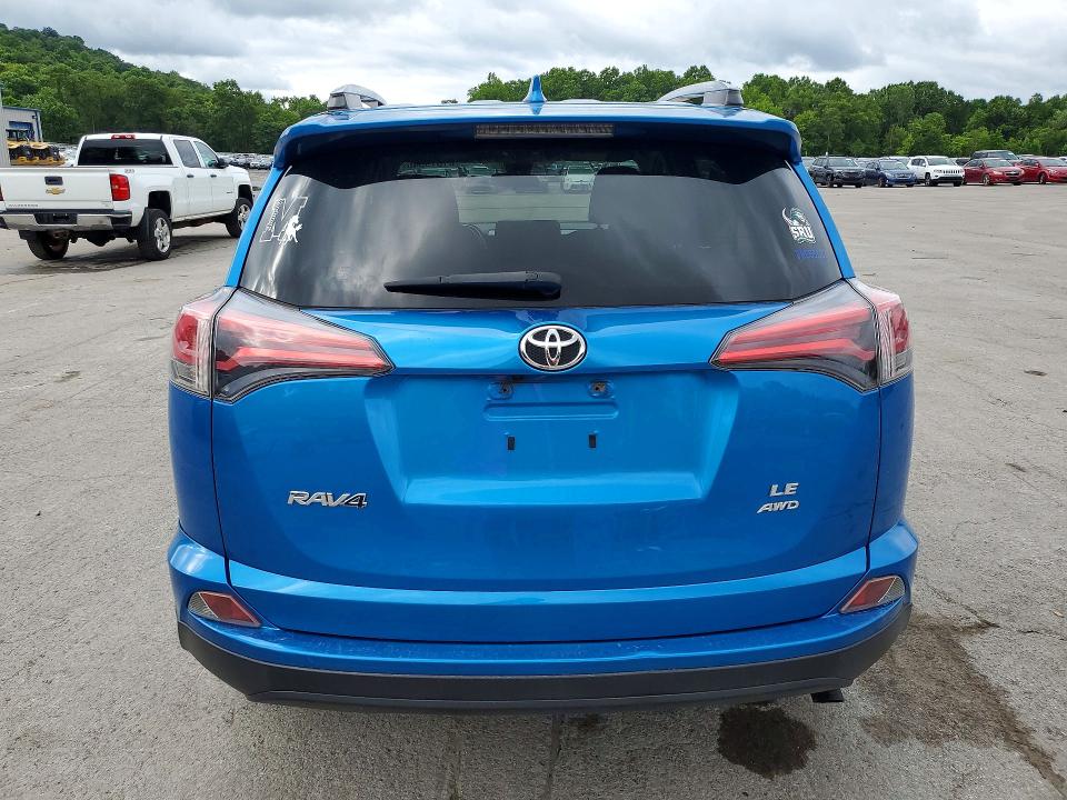 2018 Toyota Rav 4 VIN JTMBFREV7JJ180606 COPART salvage auction — WATER/FLOOD, PA - CERTIFICATE OF SALVAGE, sold $2,500 on 2026-07-30 (photo 6)