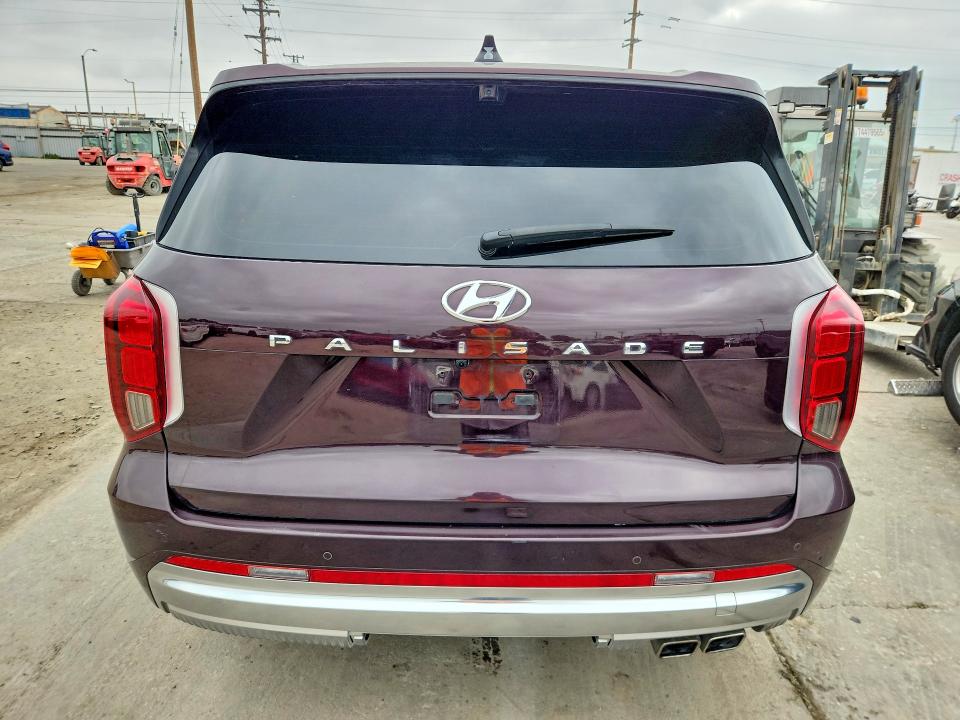 2023 Hyundai Palisade VIN KM8R74GE8PU644663 COPART salvage auction — FRONT END, Ca - Dlr/Dis/Exp Only Salvage Title (P), sold $11,800 on 2026-07-07 (photo 6)