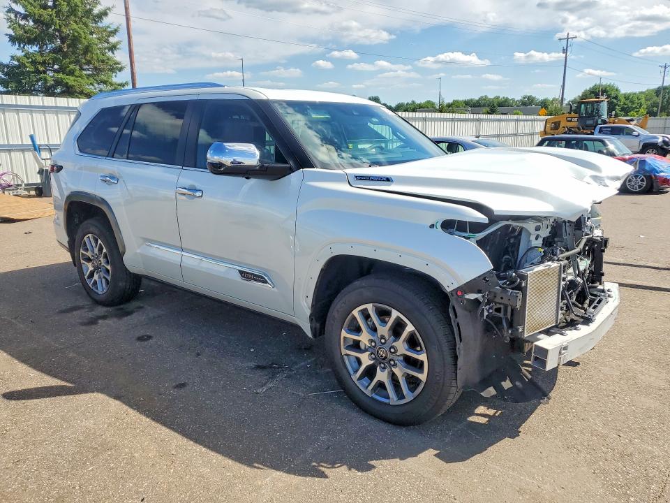2026 Toyota Sequoia VIN 7SVAAABA4TX080370 COPART salvage auction — FRONT END, Mn - Cert Of Title-Salvage, sold $46,000 on 2026-08-06 (photo 4)