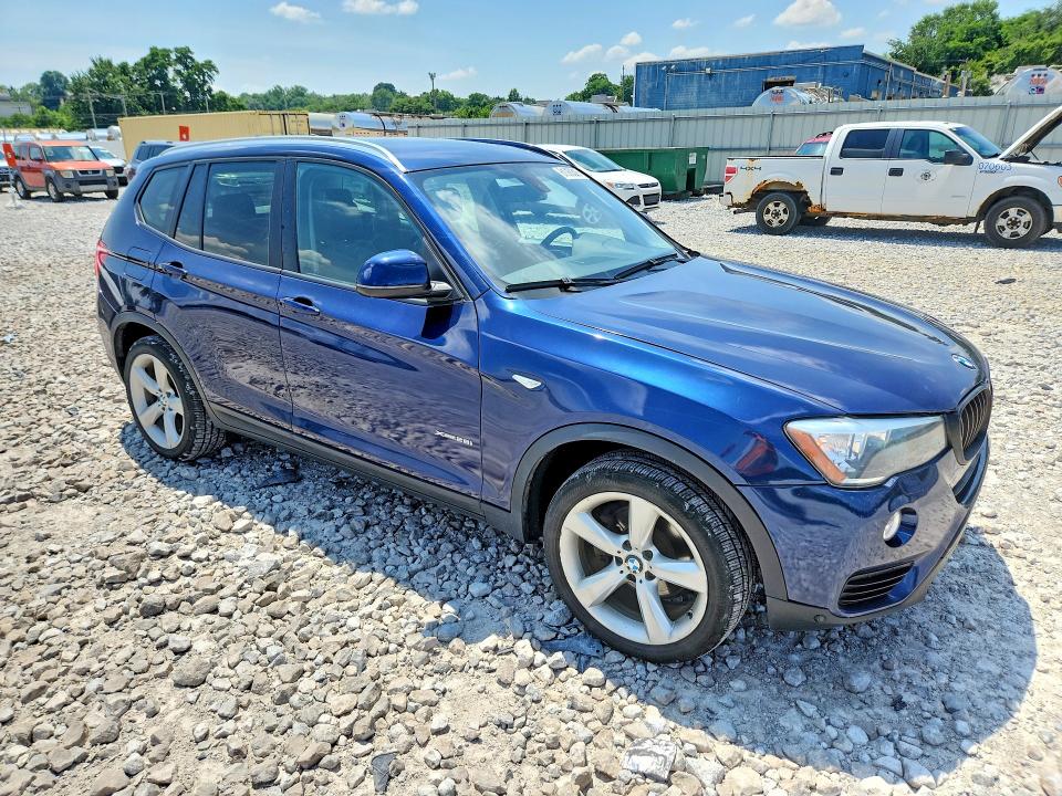 2017 BMW X3 VIN 5UXWX9C5XH0D98607 COPART salvage auction — MINOR DENT/SCRATCHES, Oh - Cert Of Title-Salvage, sold $3,300 on 2026-07-31 (photo 4)