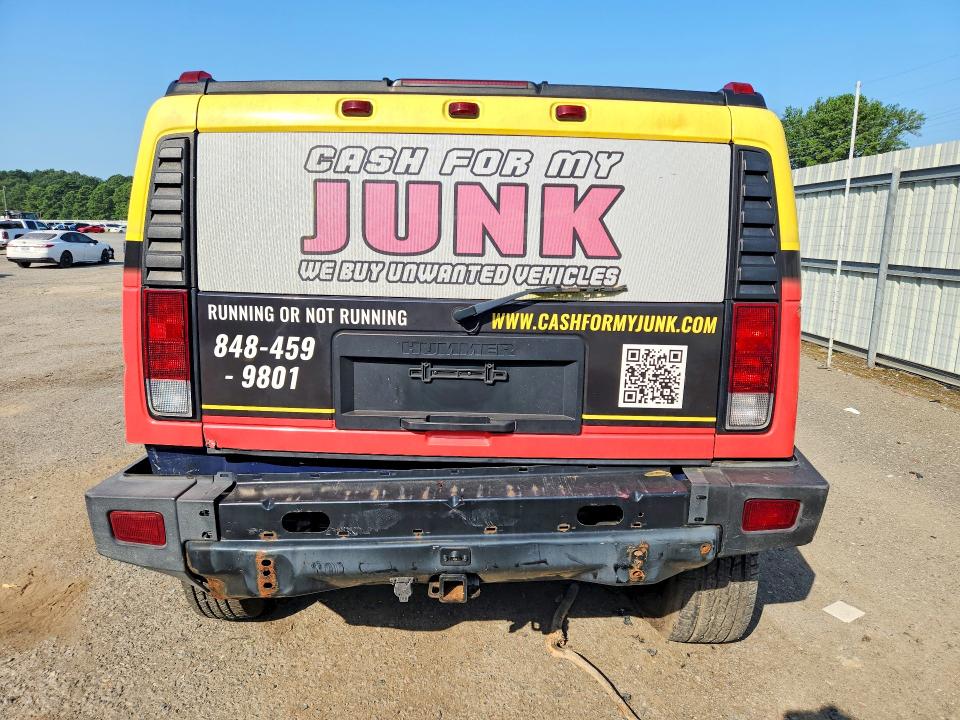 2007 Hummer H2 VIN 5GRGN23U07H109630 COPART salvage auction — REAR END, La - Certificate Of Title, sold $775 on 2026-07-30 (photo 6)