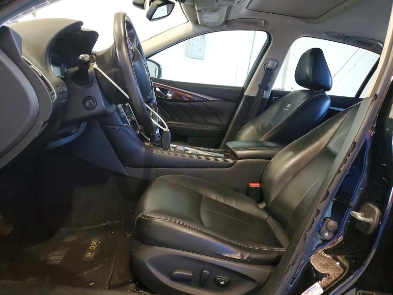 2014 Infiniti Q50 VIN JN1AV7AR5EM700160 COPART salvage auction — WATER/FLOOD, Ky - Cert Of Title-Salvage Water, sold $650 on 2026-07-27 (photo 7)