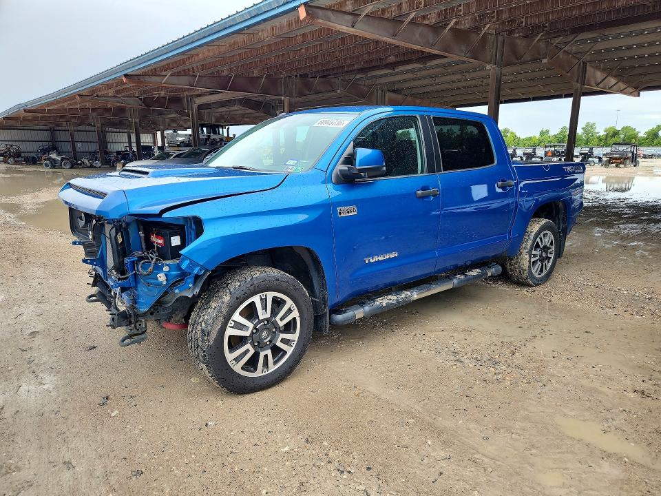 2018 Toyota Tundra VIN 5TFDY5F19JX758791 COPART salvage auction — REAR END, Tx - Salvage Vehicle Title, sold $10,700 on 2026-07-24 (photo 1)