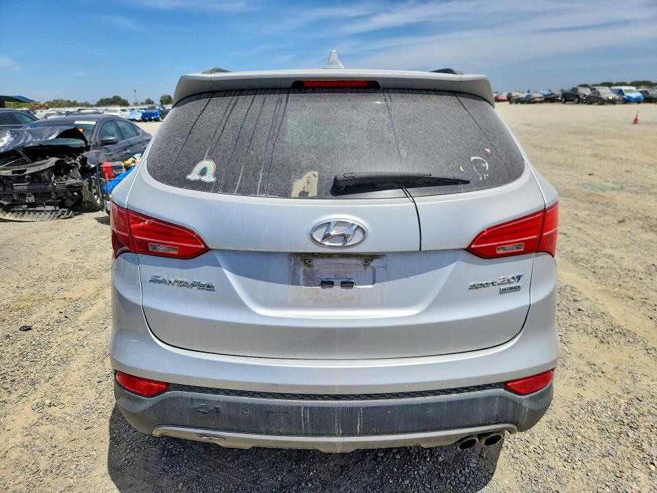 2016 Hyundai Santa fe VIN 5XYZW4LA9GG346344 COPART salvage auction — FRONT END, Ca - Dis/Dlr/Exp Only Clean Title (P), sold $1,700 on 2026-07-28 (photo 6)
