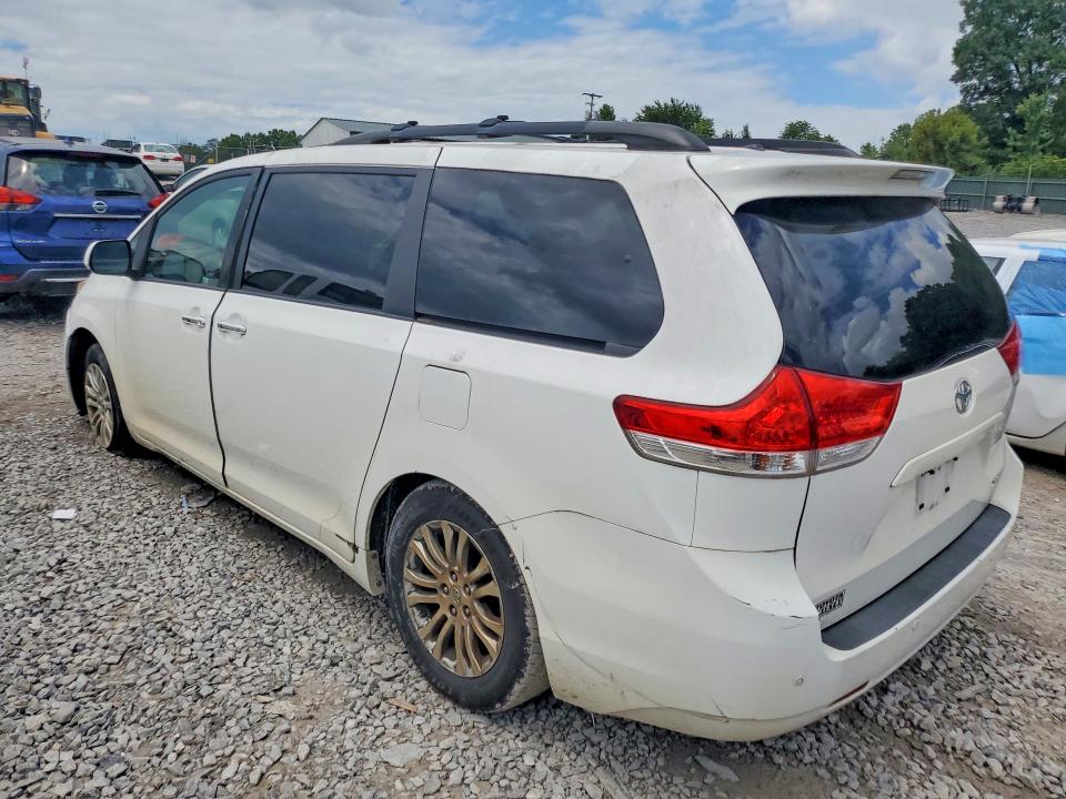 2012 Toyota Sienna VIN 5TDYK3DC8CS279248 COPART salvage auction — FRONT END, Va - Certificate Of Title (P), sold $3,550 on 2026-07-28 (photo 2)