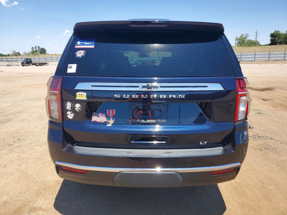 2021 Chevrolet Suburban VIN 1GNSKCKD8MR195231 COPART salvage auction — SIDE, CO - SALVAGE TITLE, sold $8,300 on 2026-07-29 (photo 6)