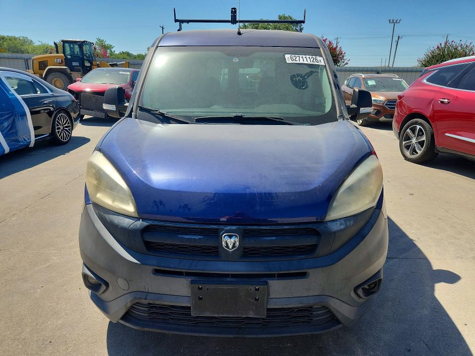 2016 Ram Promaster city VIN ZFBERFATXG6C82586 COPART salvage auction — VANDALISM, Tx - Salvage Vehicle Title (P), sold $325 on 2026-08-05 (photo 5)
