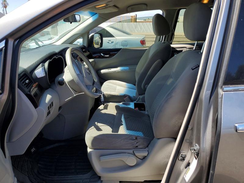 2013 Nissan Quest VIN JN8AE2KP8D9071416 COPART salvage auction — MECHANICAL, Ca - Dis/Dlr/Exp Only Clean Title, sold $400 on 2026-07-28 (photo 7)
